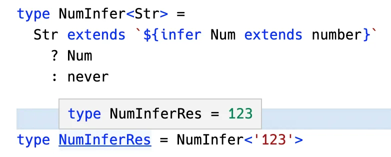 infer extends 4.8