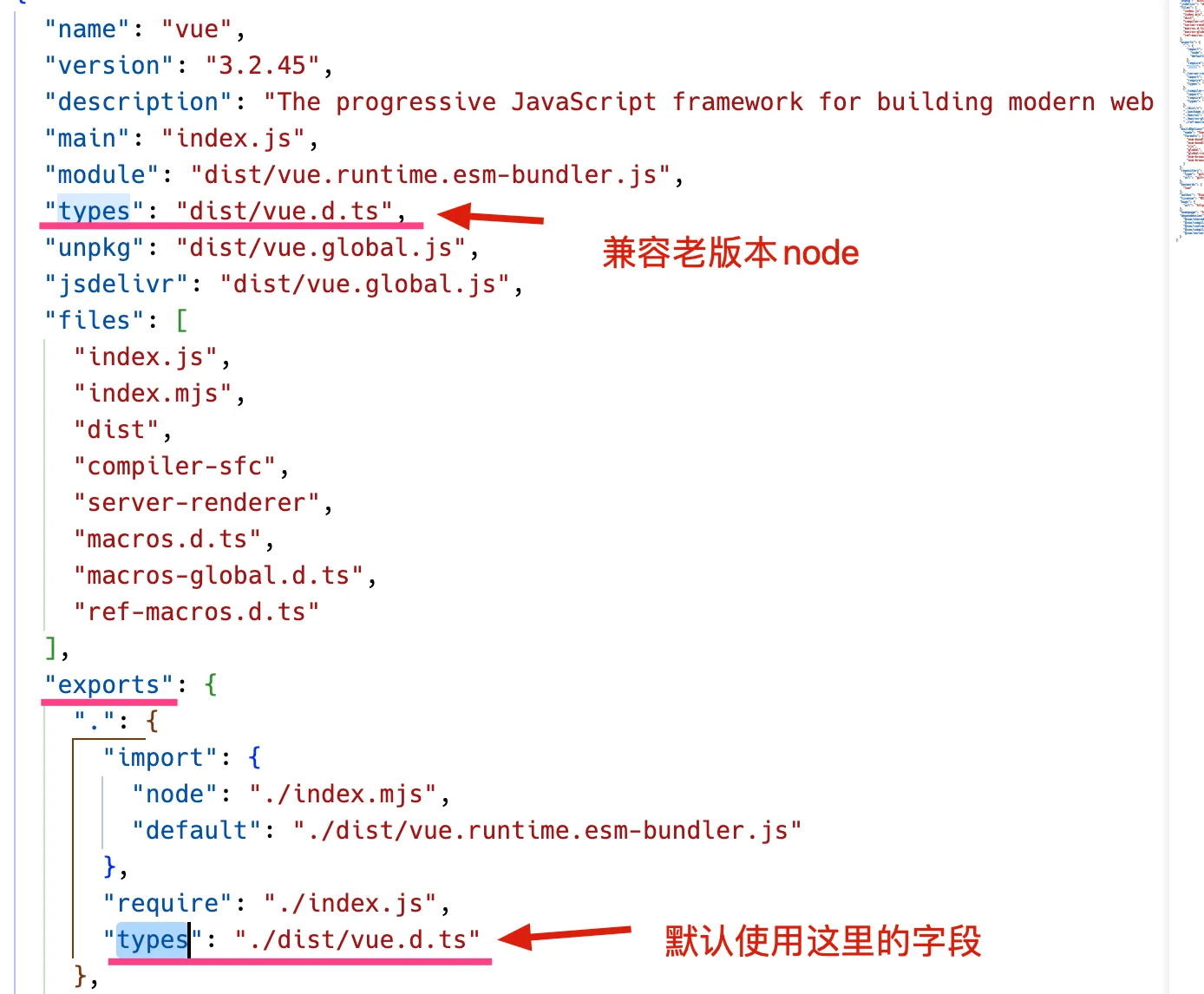 lib向外暴露types