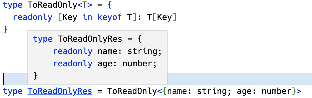 Index ToReadonly